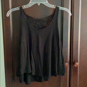 Monteau black tang top